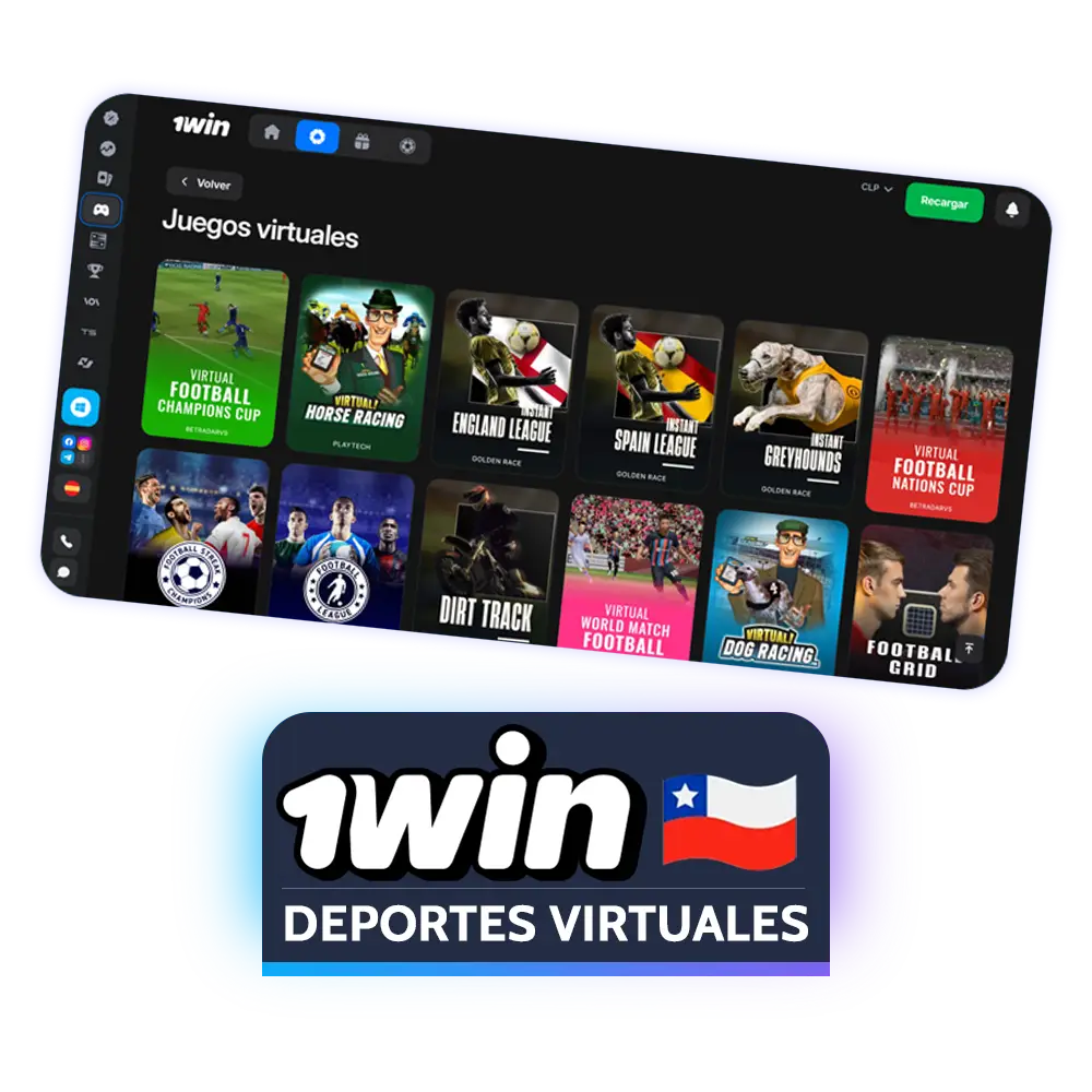 El sitio web oficial 1win ofrece a los usuarios una amplia selección de juegos para apostar en la sección de deportes virtuales.