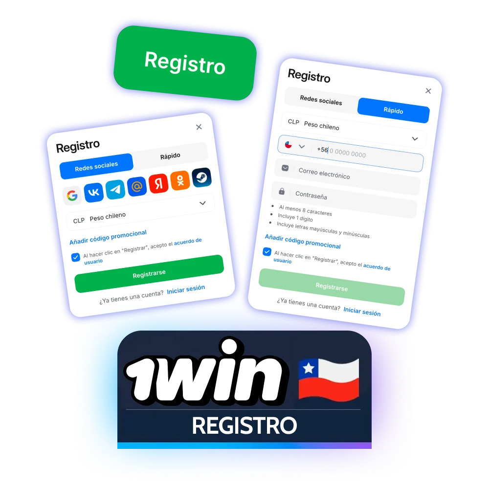 1win es popular por la rapidez y facilidad de registro.