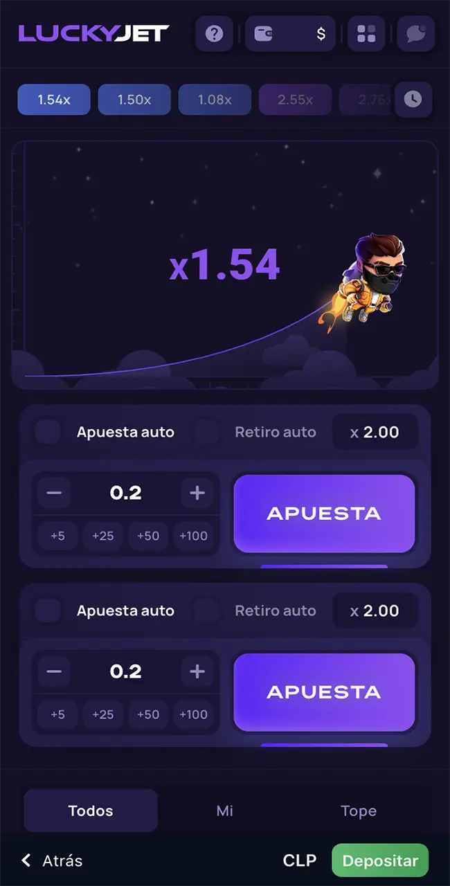 Vaya al juego 1win y haga una apuesta.