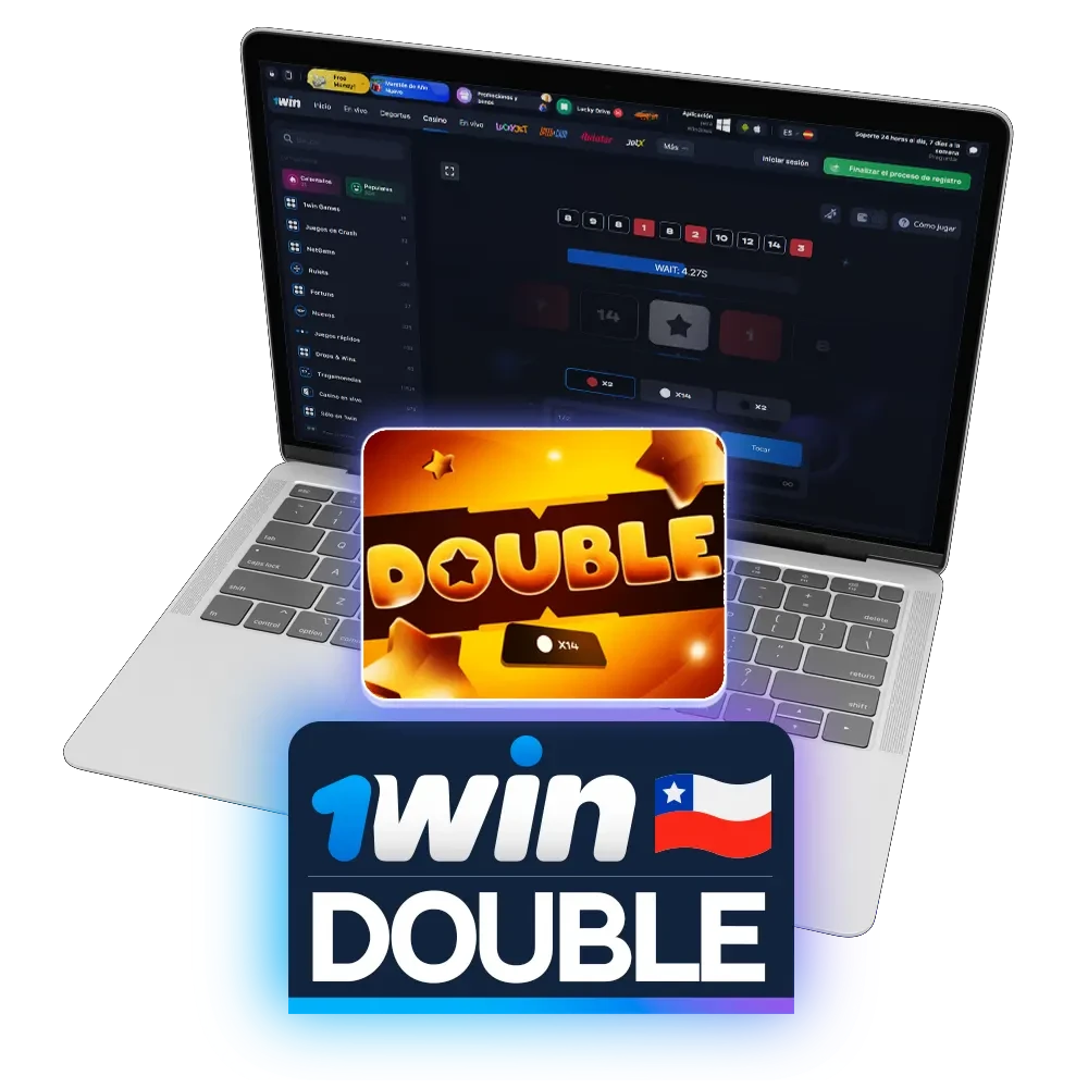 Juega al juego Double en 1win casino.