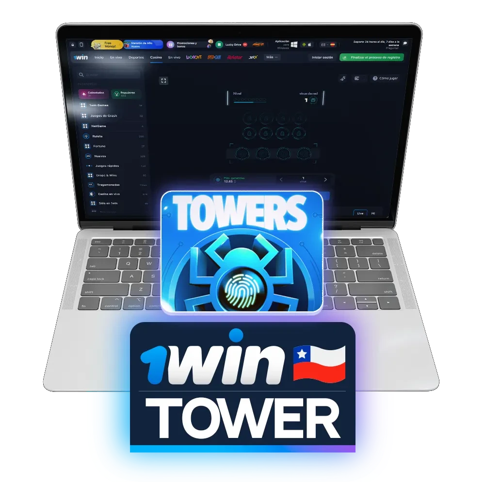 1win ofrece a los jugadores el juego Tower.