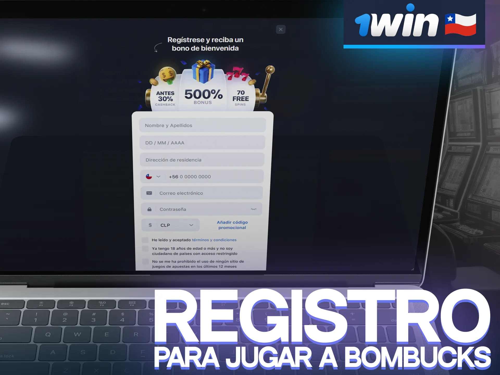 Regístrate en 1win y consigue la oportunidad de jugar a Bombucks.