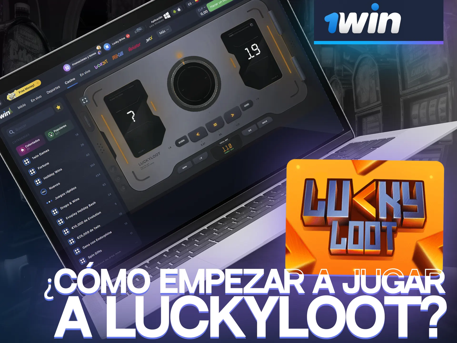 Aprende a jugar a Lucky Loot en 1win.