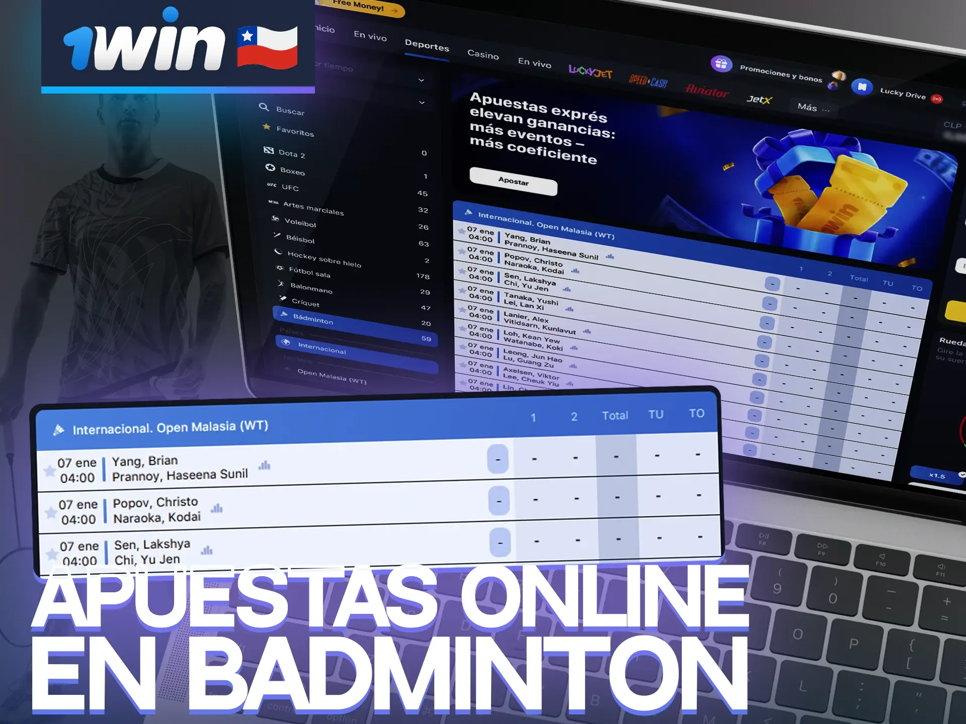 La emoción del bádminton se intensifica cuando apuestas en vivo con 1win.