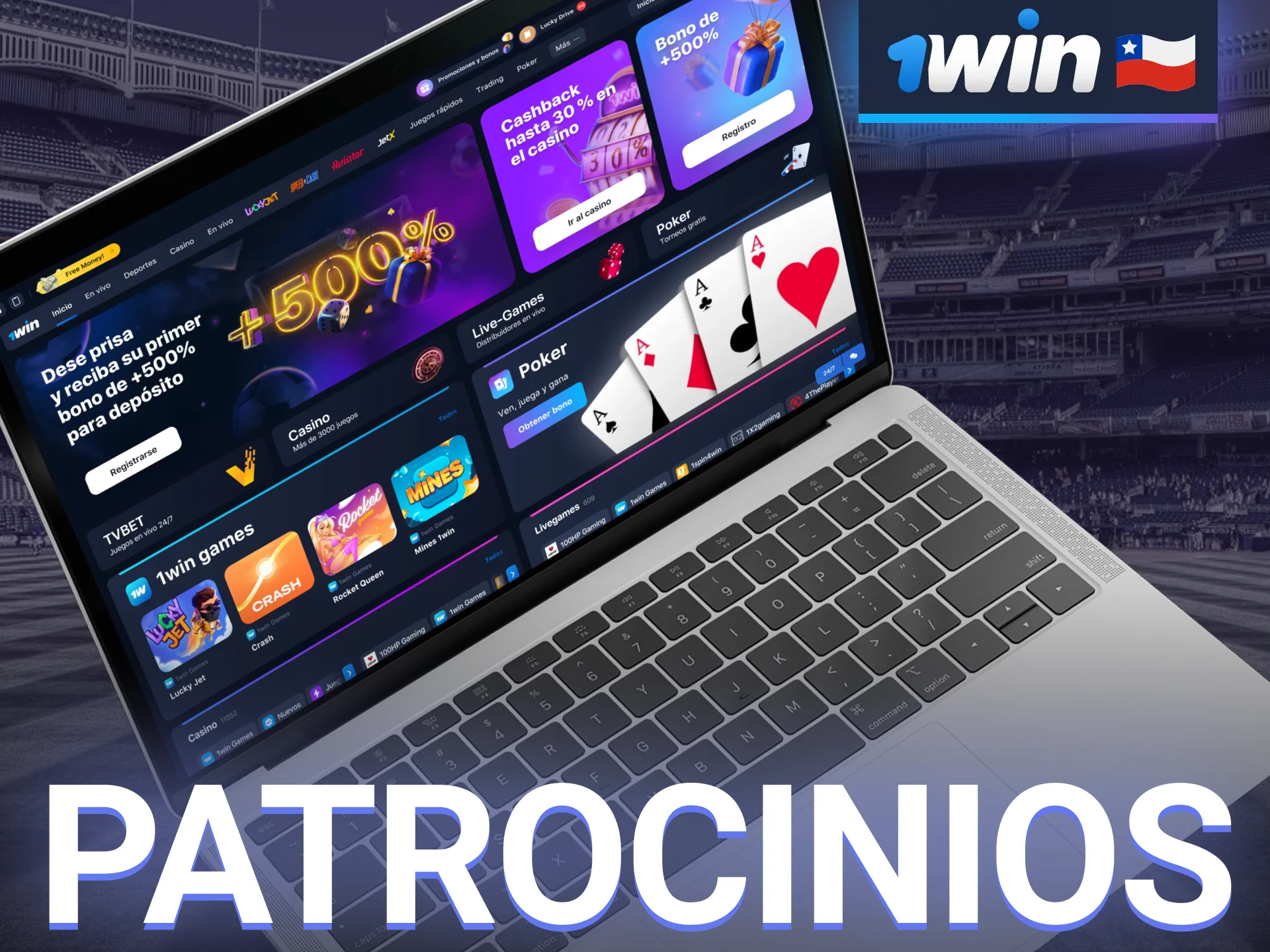 1win patrocina eventos deportivos clave.