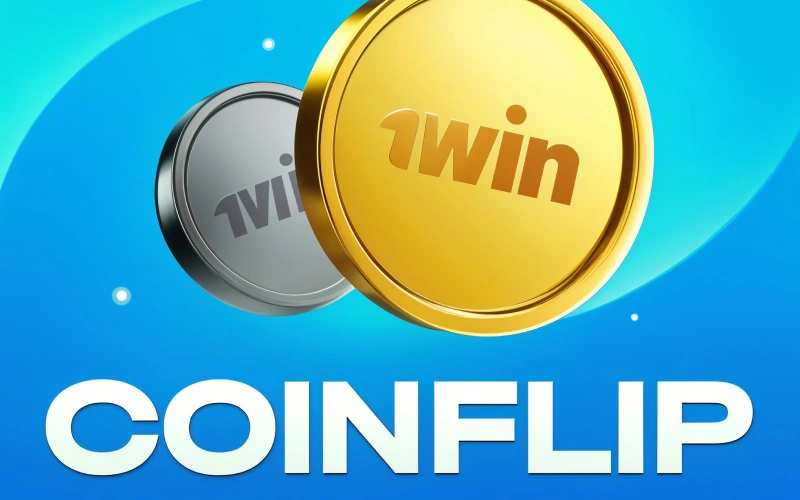 Un juego rápido y sencillo Coinflip jugable en el sitio oficial de 1win.