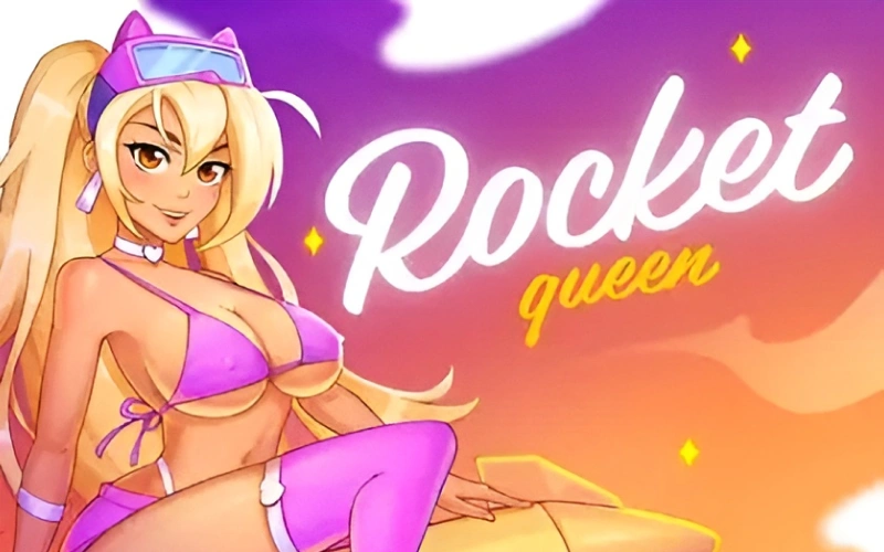 Vista previa del juego especial Rocket Queen en 1win casino.