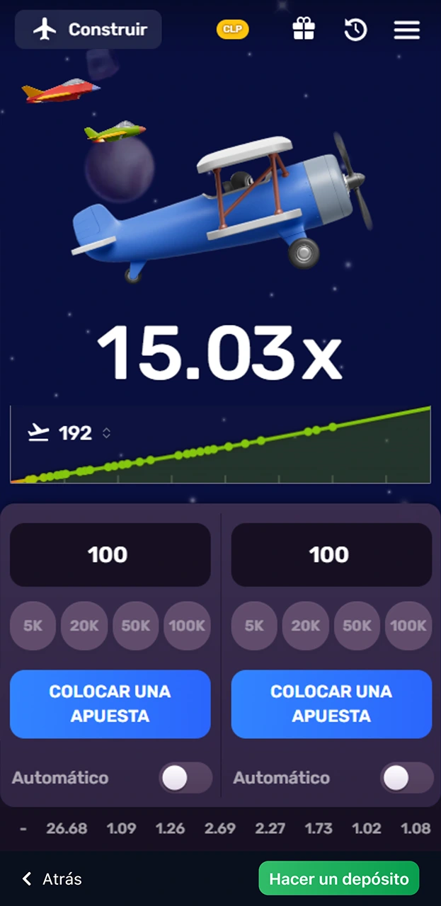 Pasa un rato divertido en el juego Crash en 1win.