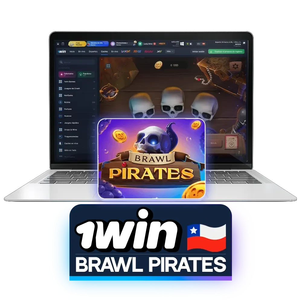 Brawl Pirates está disponible para jugar en 1win.