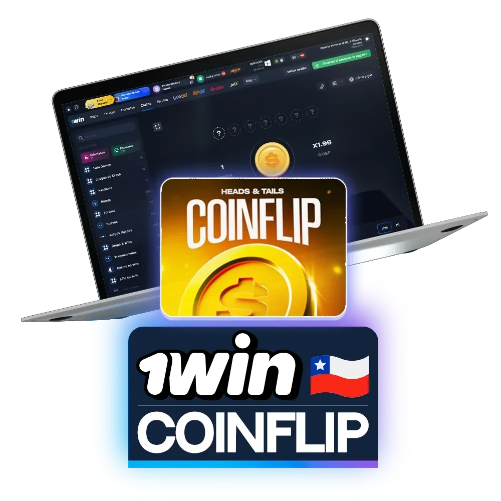 Disfrute de su experiencia de juego CoinFlip en 1win.