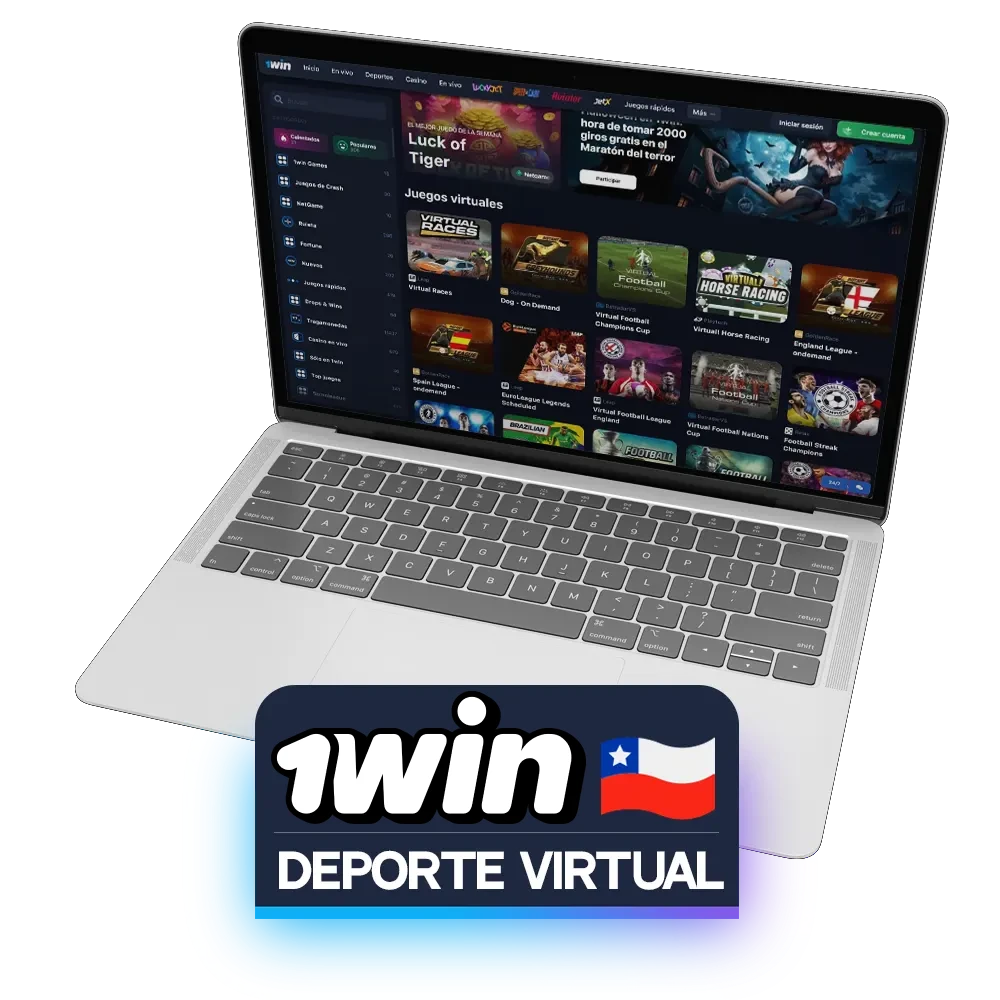 Los usuarios de 1win en Chile pueden realizar apuestas en juegos deportivos virtuales.