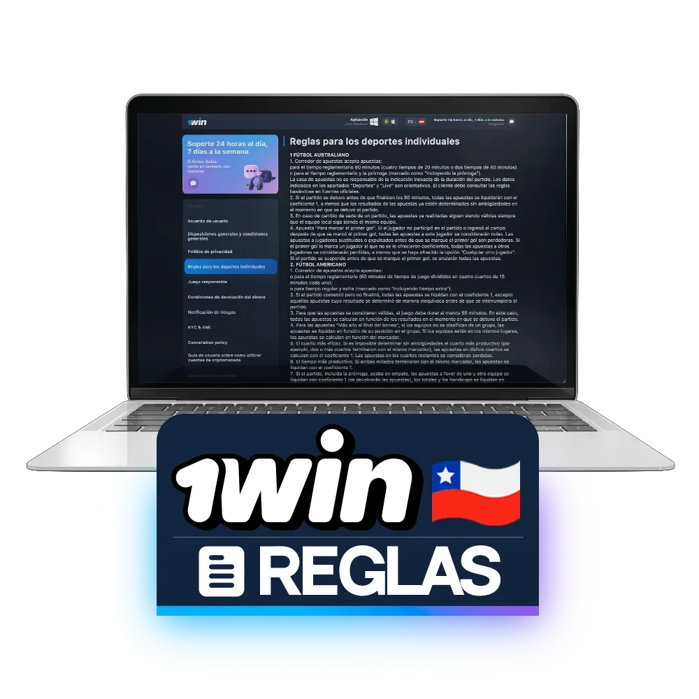 Familiarícese con lasreglas del juego 1win.