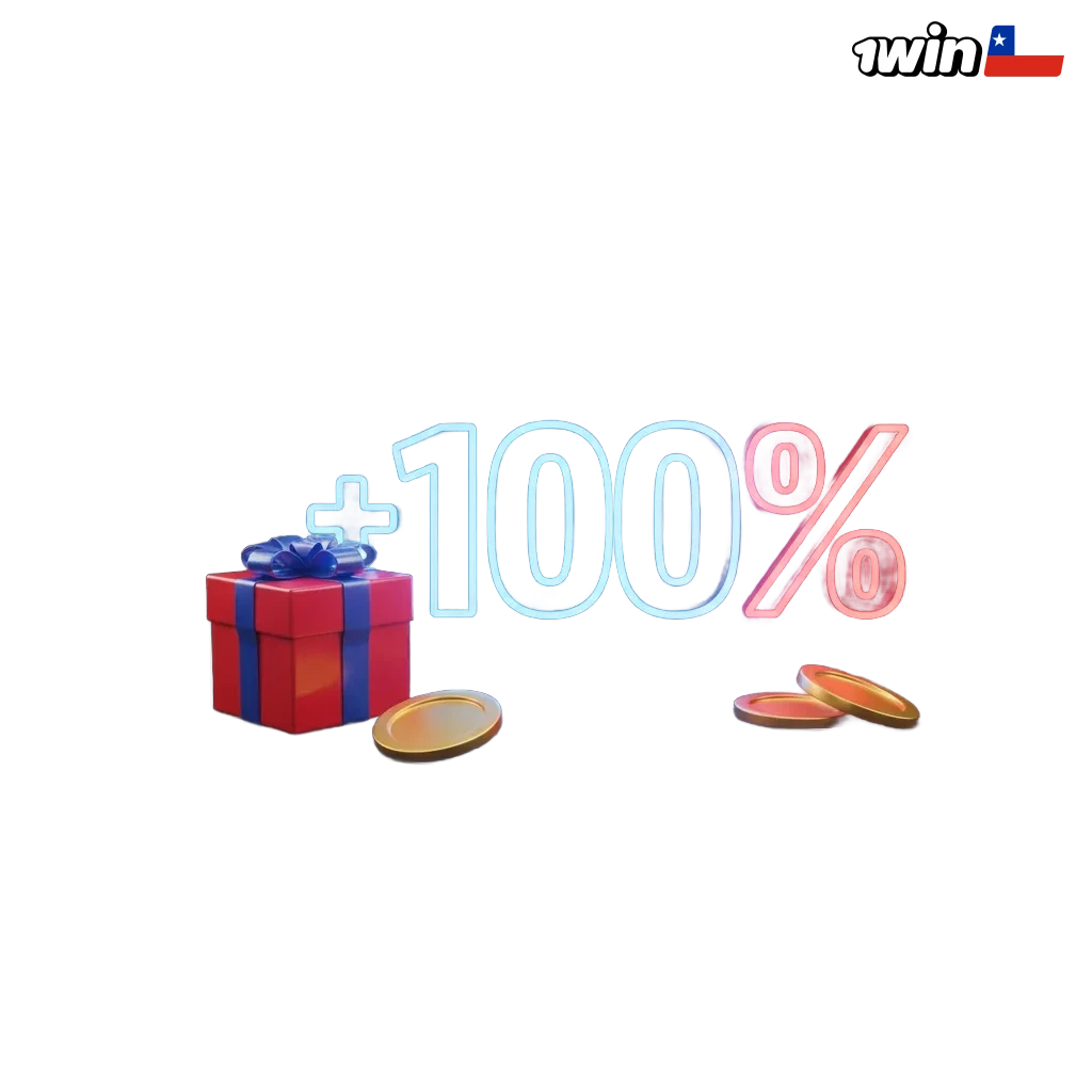 Banner de bienvenida de casino y apuestas en Chile: bono 500% hasta 484,300 CLP y promos activas.