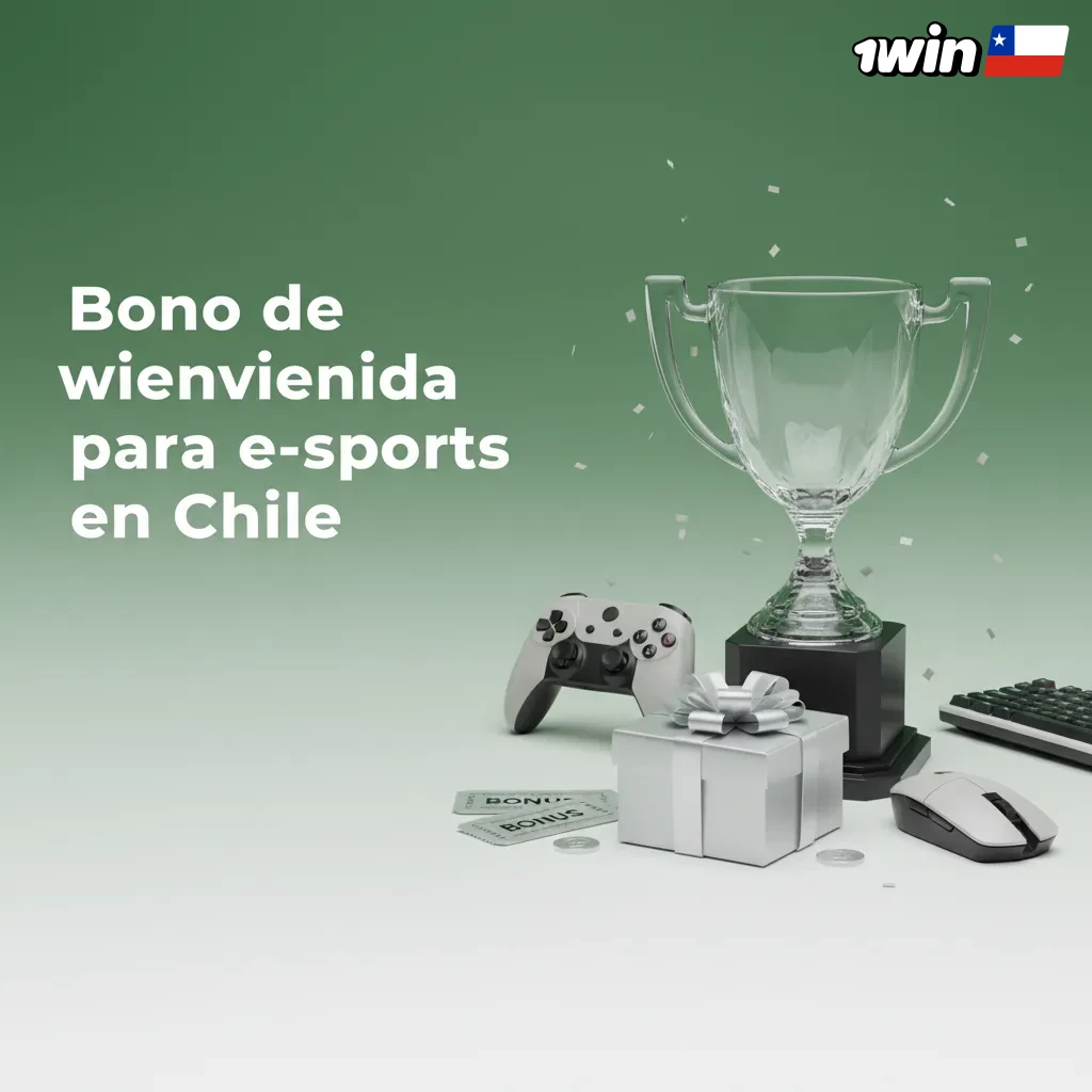 Banner de bono de bienvenida e‑sports en Chile: 500% hasta 484.300 CLP tras primeros depósitos. Aplican términos.