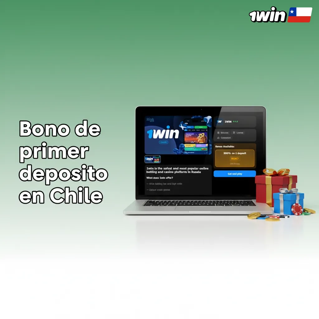 Bono de primer depósito en Chile: 1win 500% hasta 484.300 CLP para casino y apuestas deportivas. Depósito mínimo 5.000 CLP.