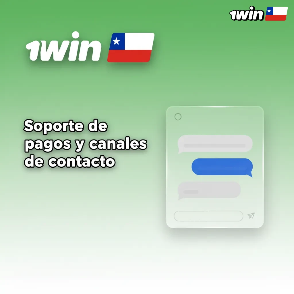 Canales de soporte de pagos 24/7 en Chile: chat en vivo, soporte@1win.com, centro de ayuda /help y soporte en app /app.