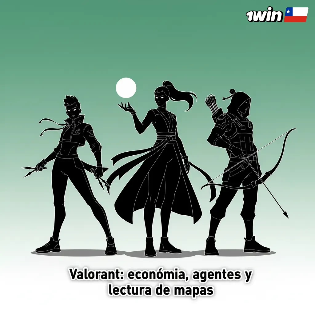 Infografía de Valorant sobre economía, agentes, lectura de mapas y apuestas VCT, con torneos como VCT Champions y Masters.